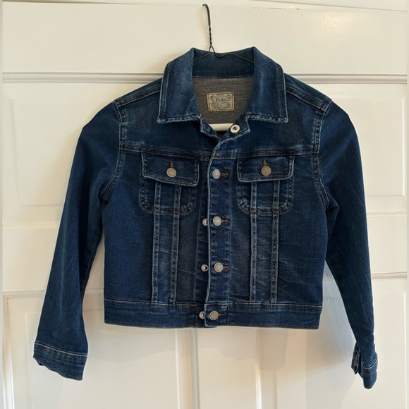 Ralph Lauren Girls Denim Trucker Jacket - Picture 7 of 7